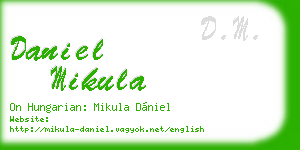 daniel mikula business card